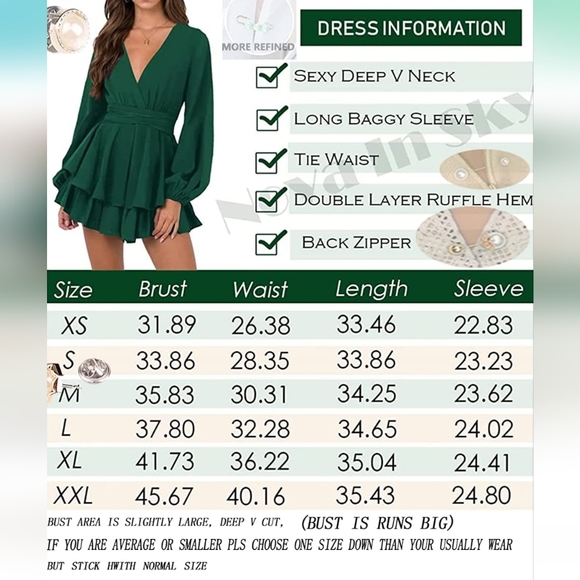 2XL White Dress - Picture 3 of 3